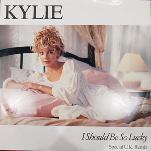 KYLIE MINOGUE - I SHOULD BE SO LUCKY (U.K. REMIX)(USED VINYL 1988 AUS 12" M- EX)