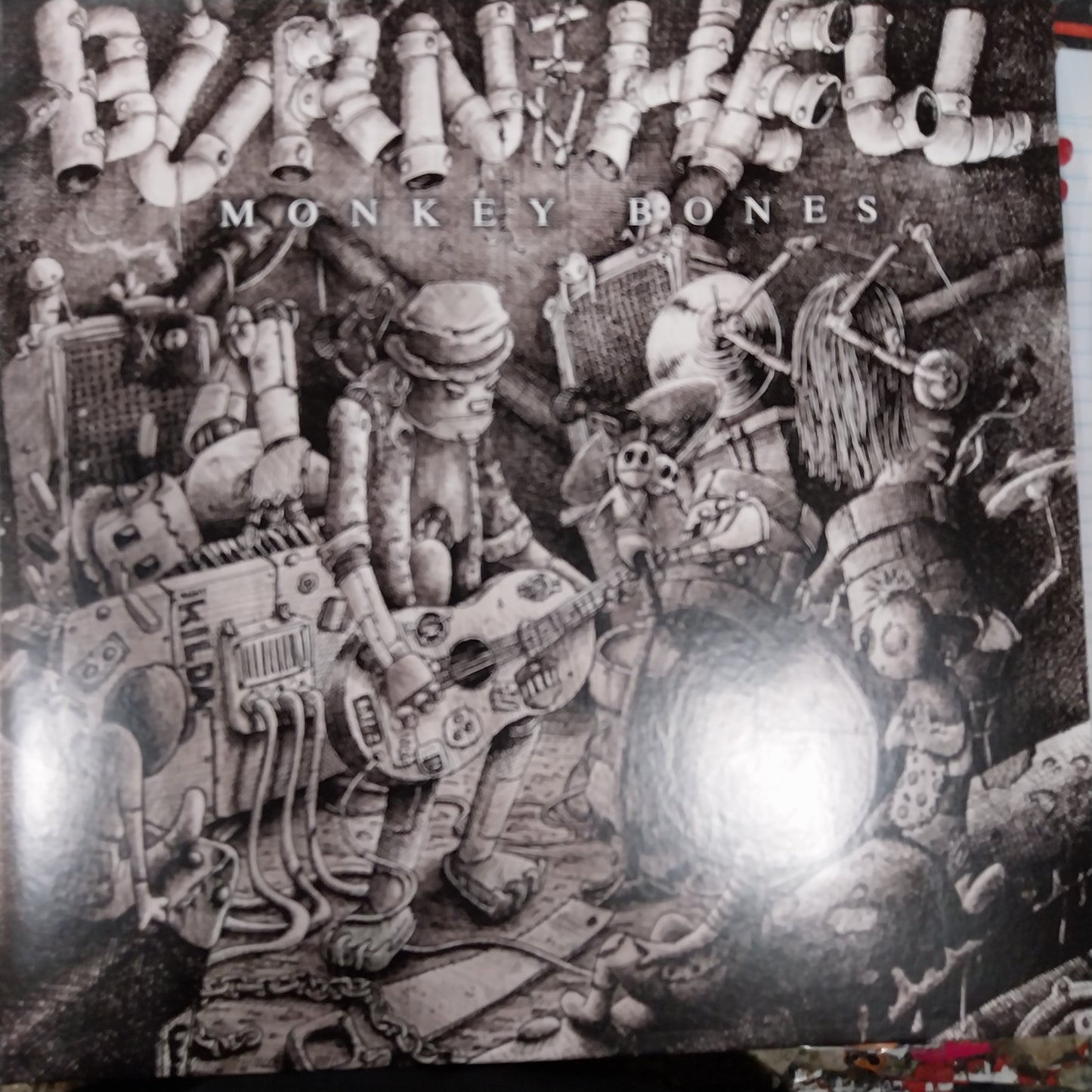 BURN IN HELL - MONKEY BONES (USED VINYL 2014 SPAIN M- M-)