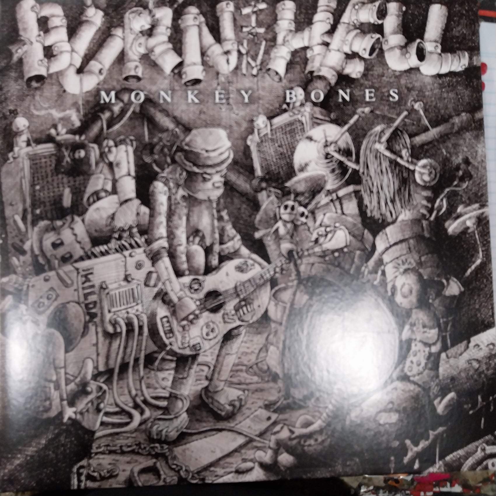 BURN IN HELL - MONKEY BONES (USED VINYL 2014 SPAIN M- M-)