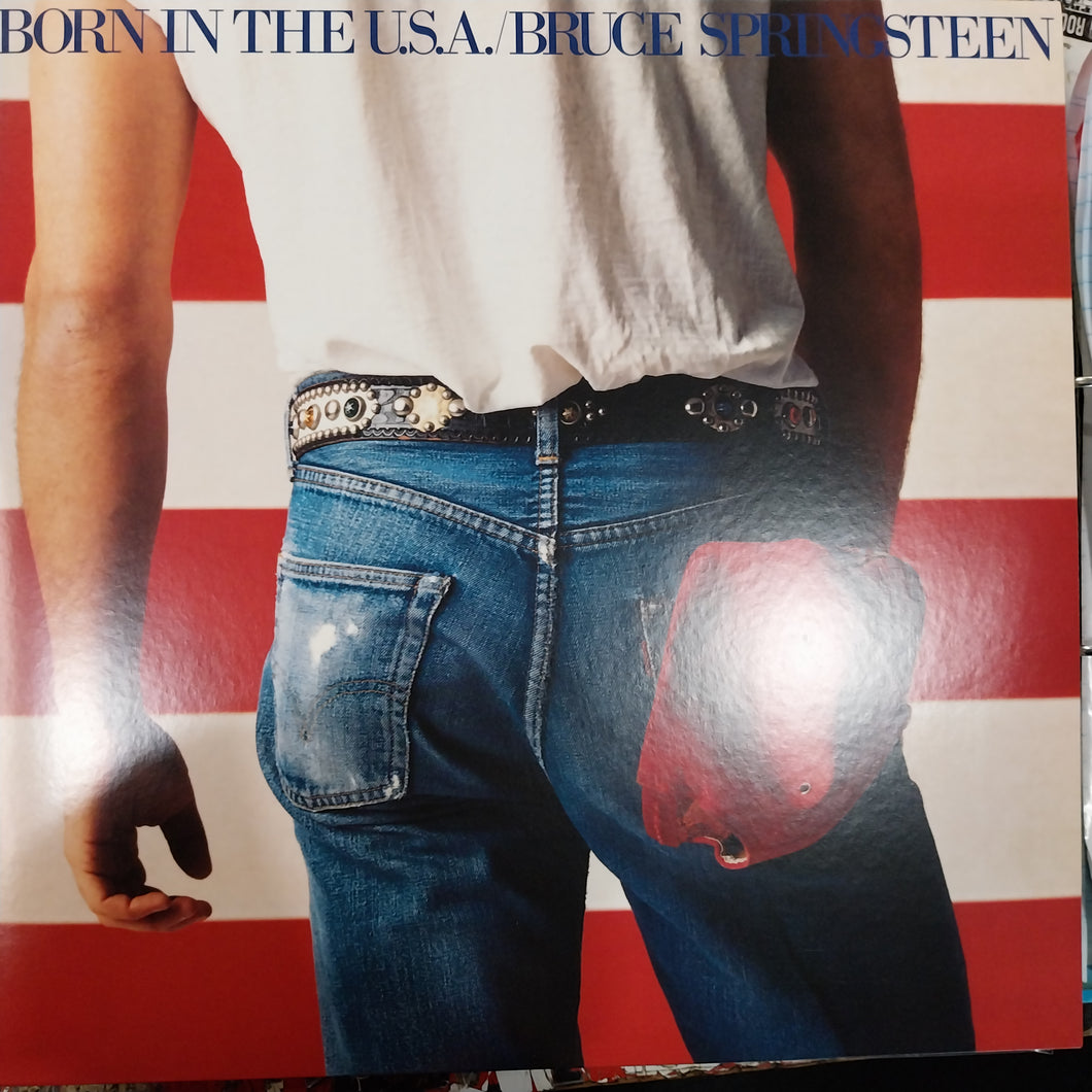 BRUCE SPRINGSTEEN - BORN IN THE U.S.A. (USED VINYL 2014 EURO M-/EX+)