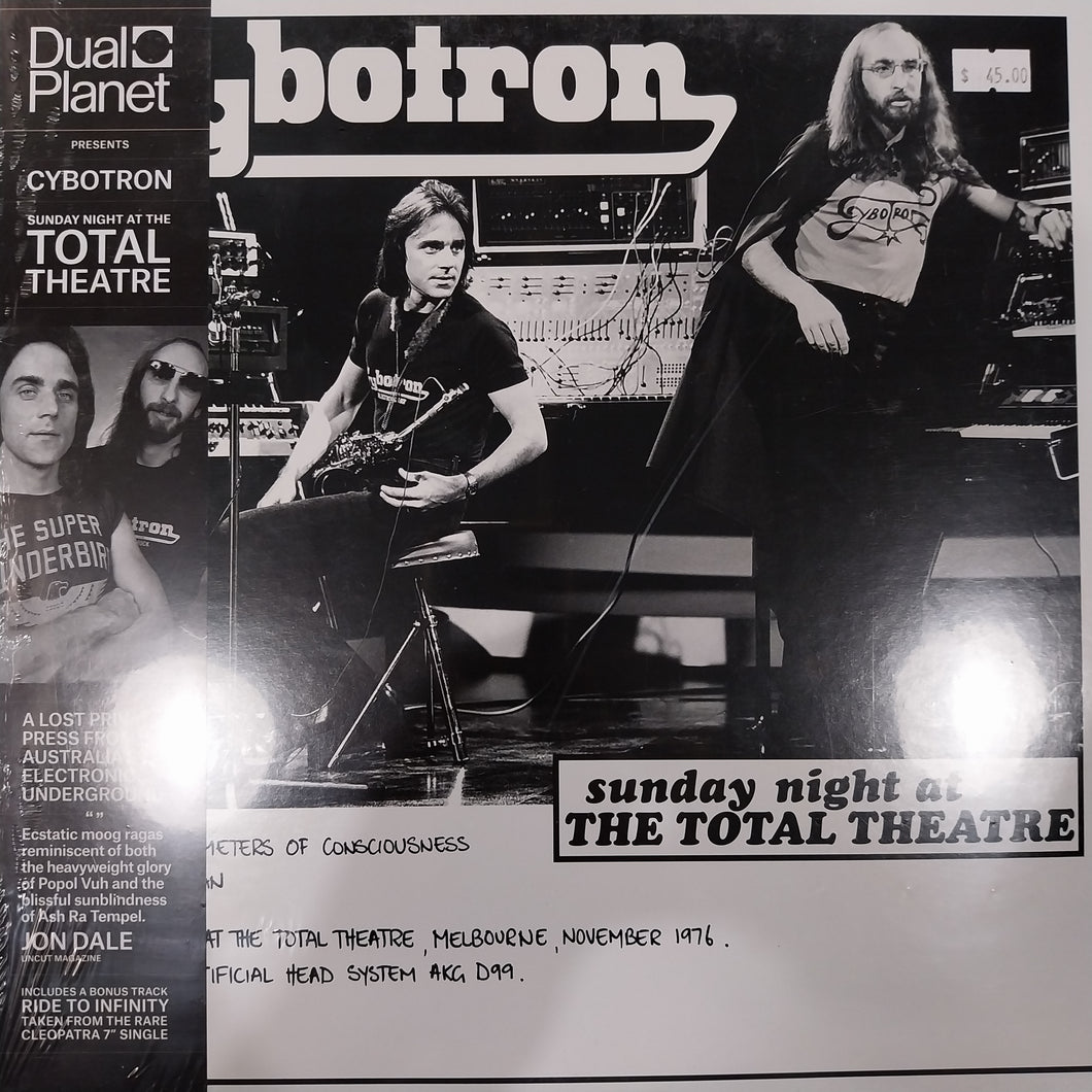 CYBOTRON - SUNDAY NIGHT AT THE TOTAL THEATRE VINYL