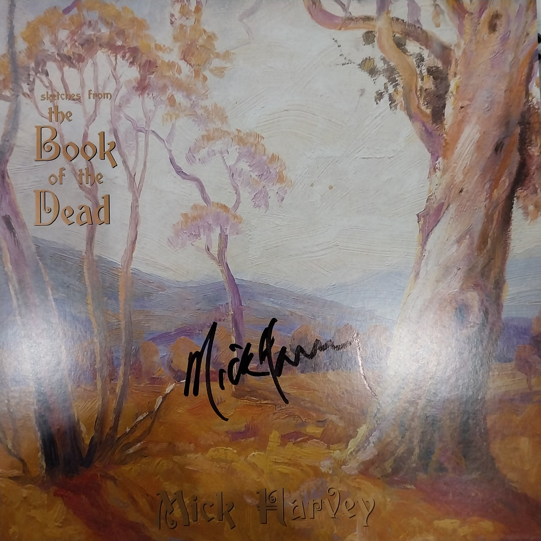 MICK HARVEY - SKETCHES FROM THE BOOK OF THE DEAD (SIGNED)(USED VINYL 2011 U.K./EURO M- M-)