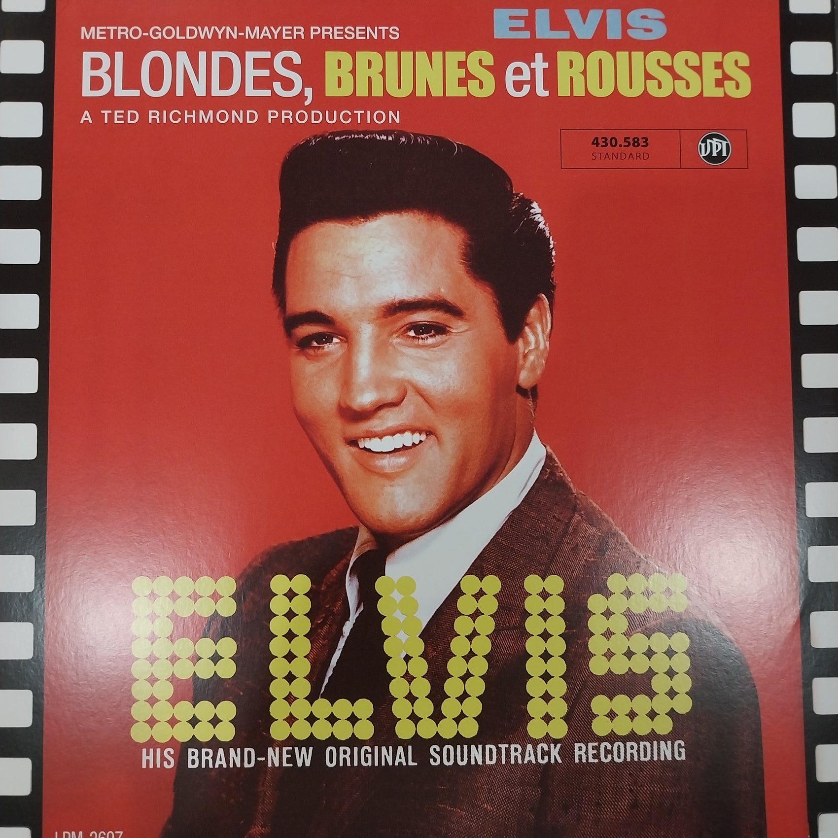 ELVIS PRESLEY - BLONDES, BRUNES ET ROUSES (USED VINYL 2021 EURO MULTI COLOURED SPLATTER M- M-)