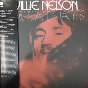 WILLIE NELSON - PHASES AND STAGES (VMP PRESSING)(USED VINYL 2024 U.S. RED M- M-)