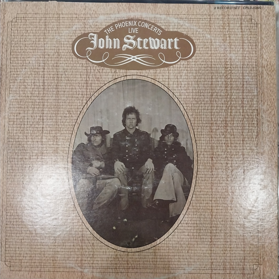 JOHN STEWART - PHOENIX CONCERTS LIVE (USED VINYL 1974 U.S. 2LP EX EX)