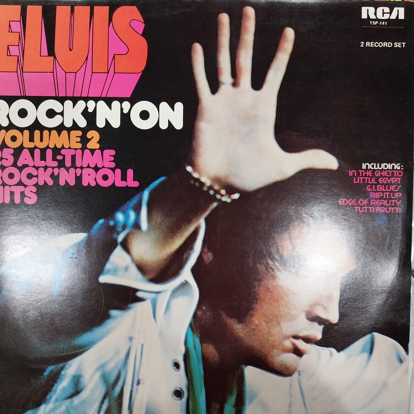 ELVIS PRESLEY - ROCK 'N' ON VOLUME 2 (USED VINYL 1974 AUS 2LP EX+ EX)