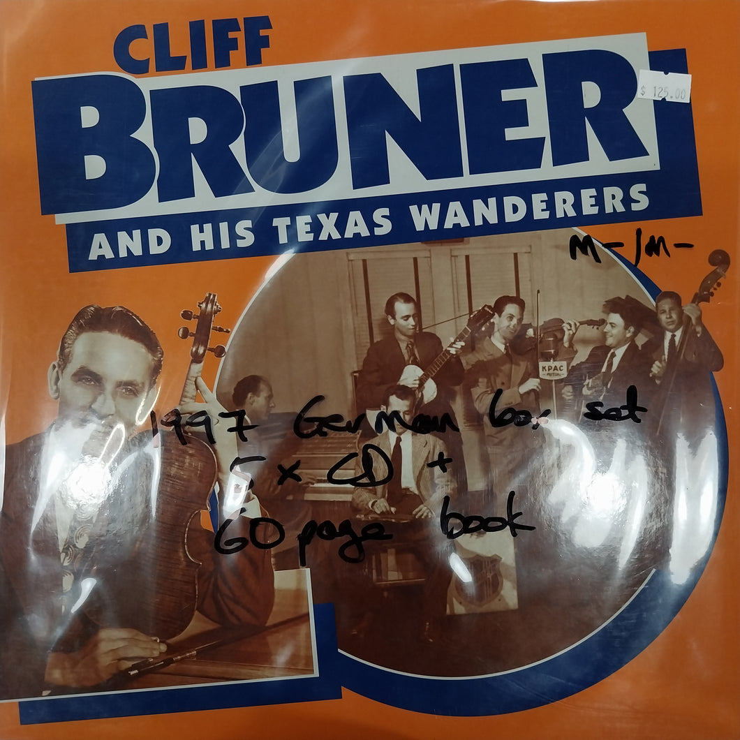 CLIFF BRUNER AND THE TEXAS WANDERERS (USED 1997 GERMAN 5×CD BOX SET)