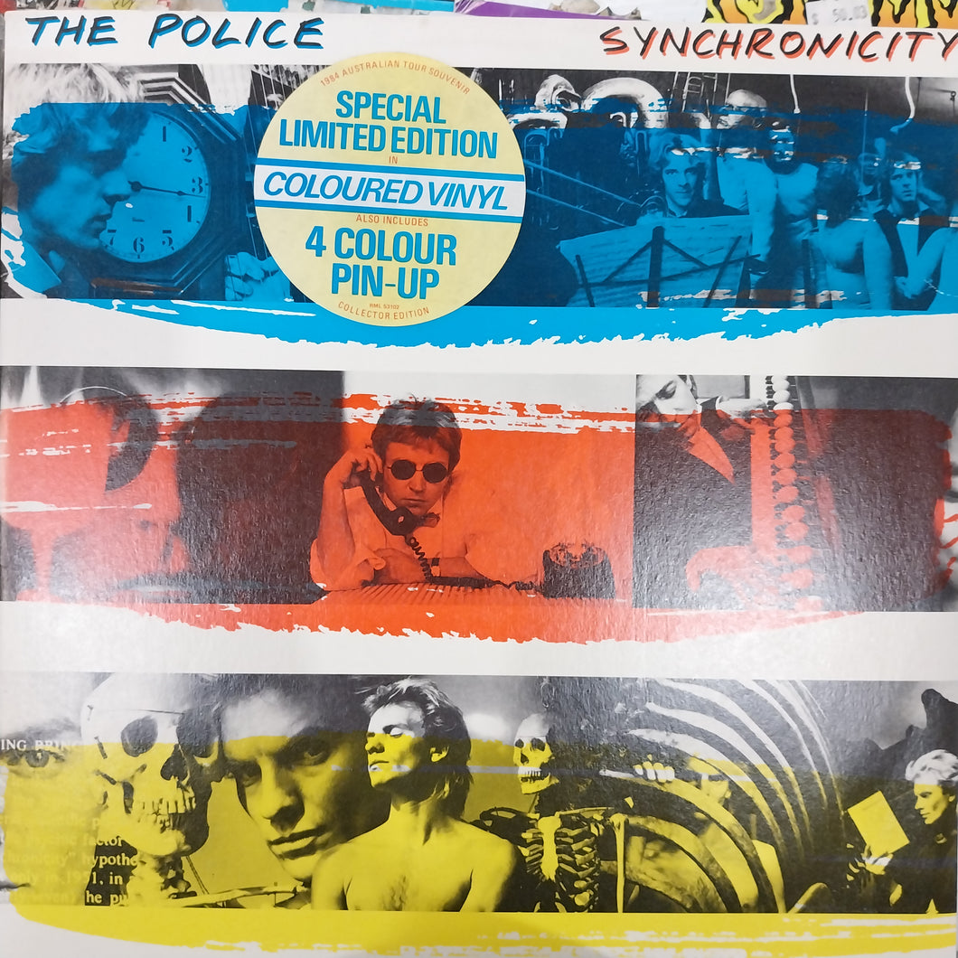 POLICE - SYNCHONICITY (USED VINYL 1983 AUS YELLOW M- EX+)