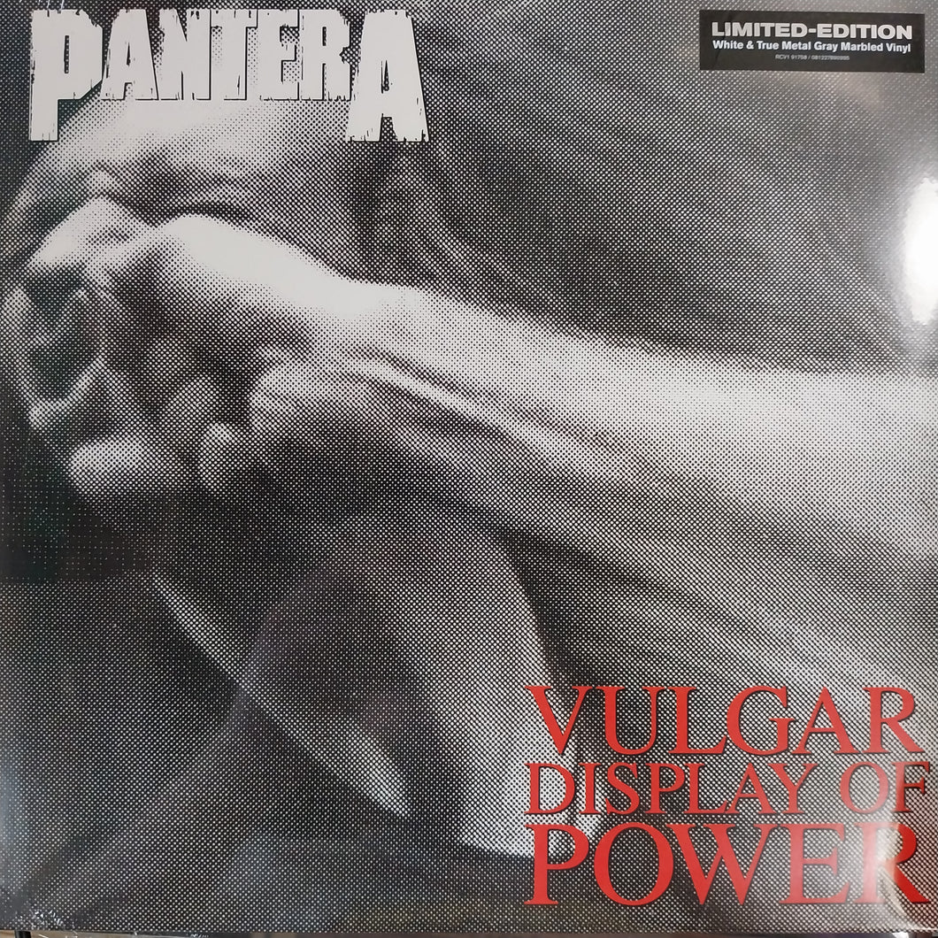 PANTERA - VULGAR DISPLAY OF POWER (WHITE METAL GRAY MARBLED) VINYL