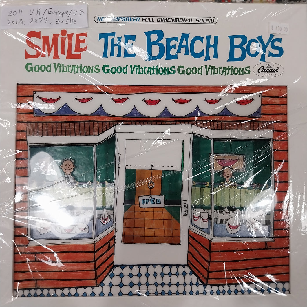 BEACH BOYS - SMILE (USED VINYL 2011 U.K./EURO/U.S. 2×LP 2×7