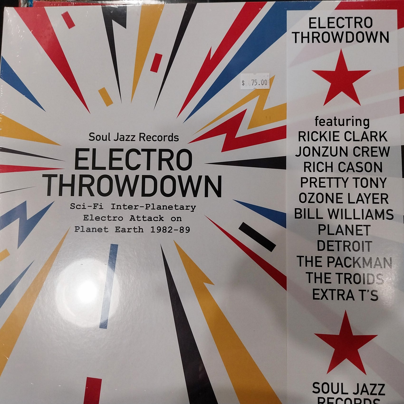 VARIOUS ARTISTS - SOUL JAZZ ELECTRO SHOWDOWN VINYL