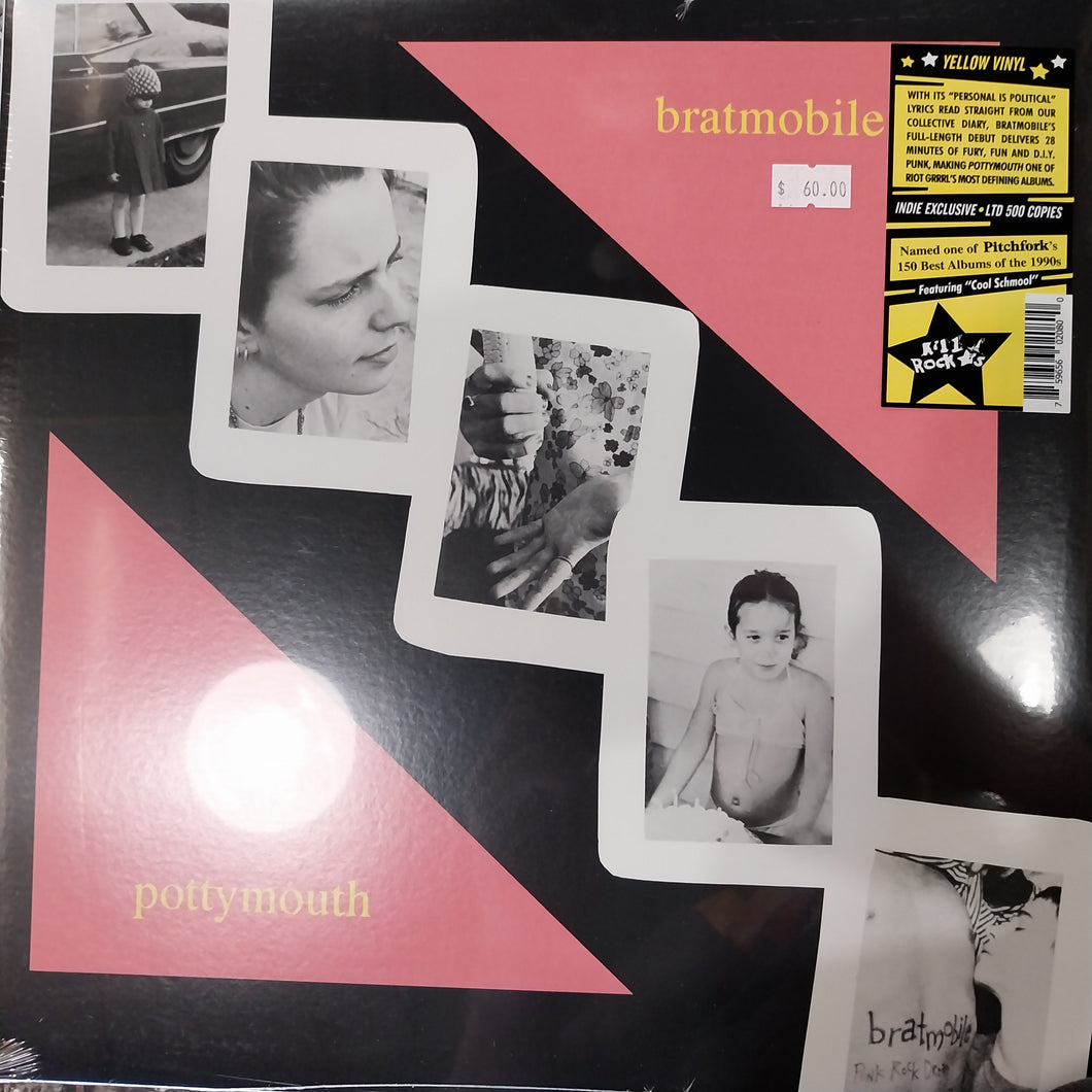 BRATMOBILE - POTTYMOUTH (YELLOW) VINYL