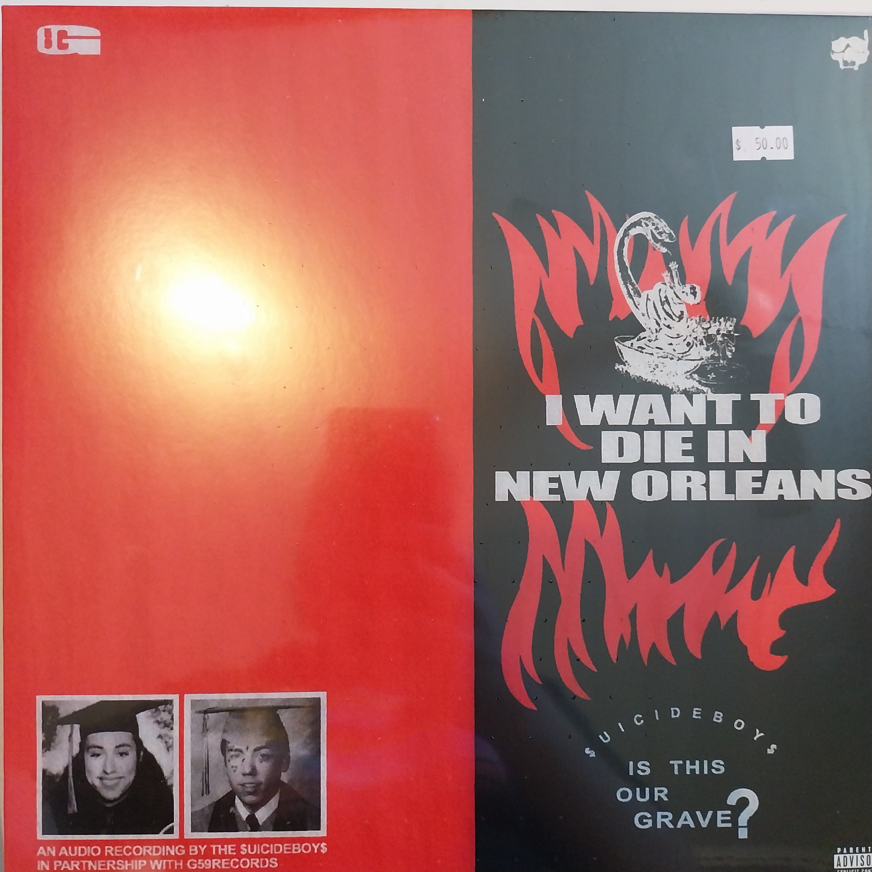 UICIDEBOY$ - I WANT TO DIE IN NEW ORLEANS (SILVER) VINYL