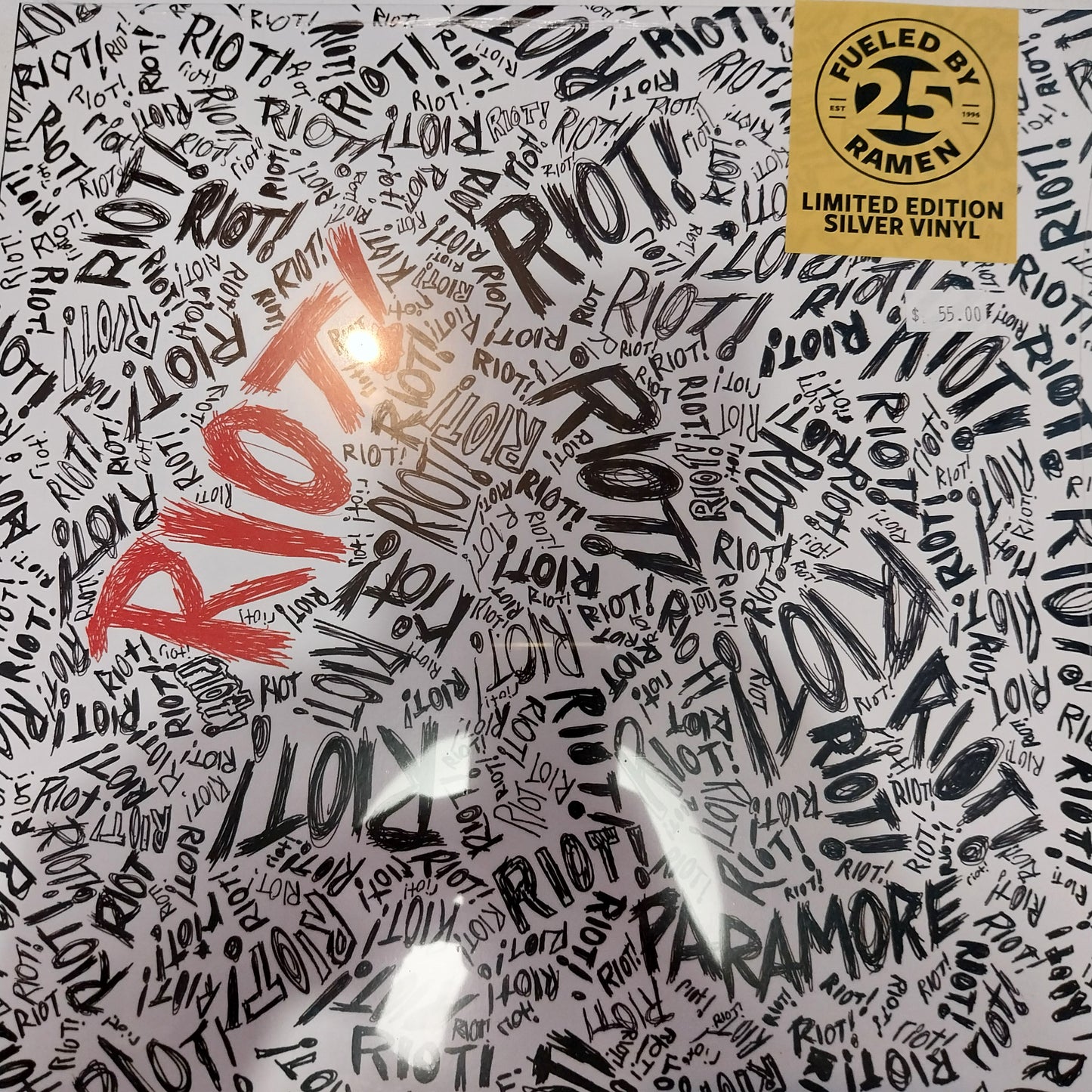 PARAMORE - RIOT (SILVER COLOURED) VINYL