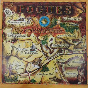 POGUES - HELLS DITCH (USED VINYL 1990 GERMAN FIRST PRESSING M- M-)