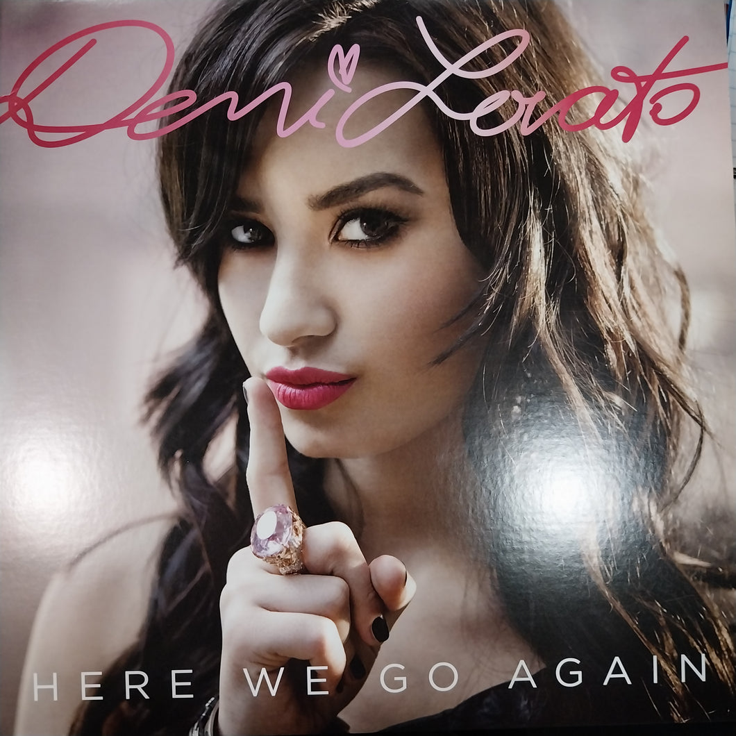 DEMI LOVATO - HERE WE GO AGAIN (USED VINYL 2020 U.S. PINK/BLACK M- M-)