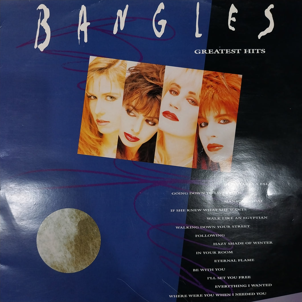 BANGLES - GREATEST HITS (USED VINYL 1990 AUS EX EX-)