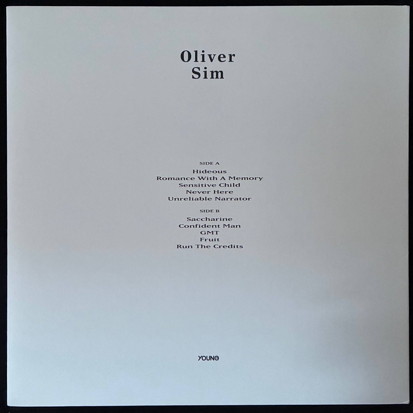 OLIVER SIM - HIDEOUS BASTARD (CLEAR COLOURED) (USED VINYL 2022 M-/M-)