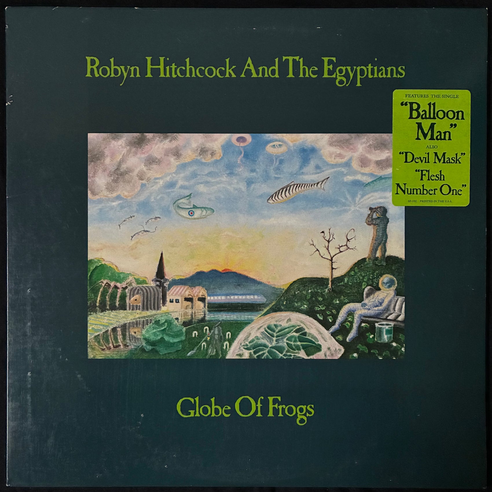 ROBYN HITCHCOCK AND THE EGYPTIANS - GLOBE OF FROGS (PROMO) (USED VINYL 1988 US M-/EX+)
