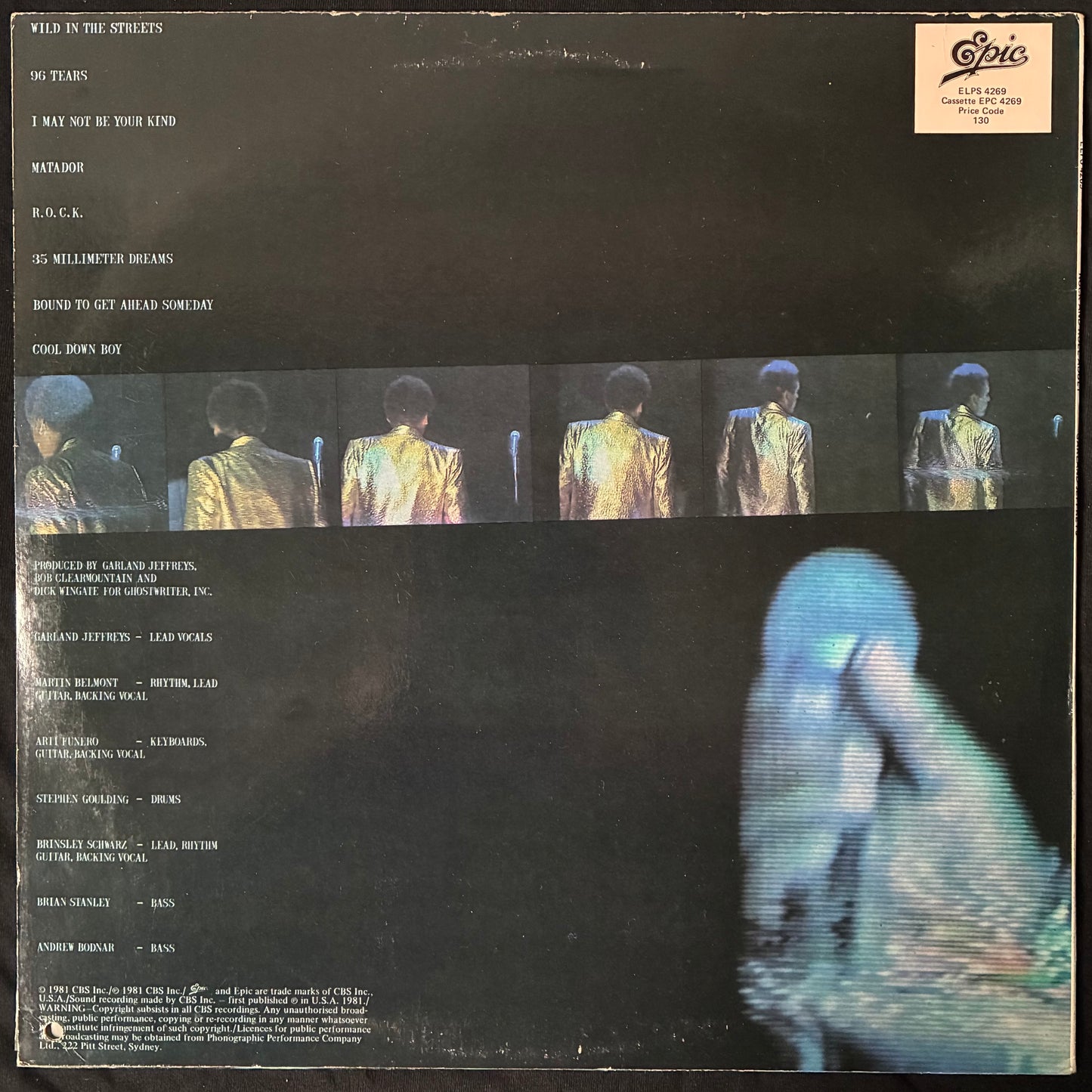 GARLAND JEFFREYS - ROCK & ROLL ADULT (USED VINYL 1981 AUS M-/EX)