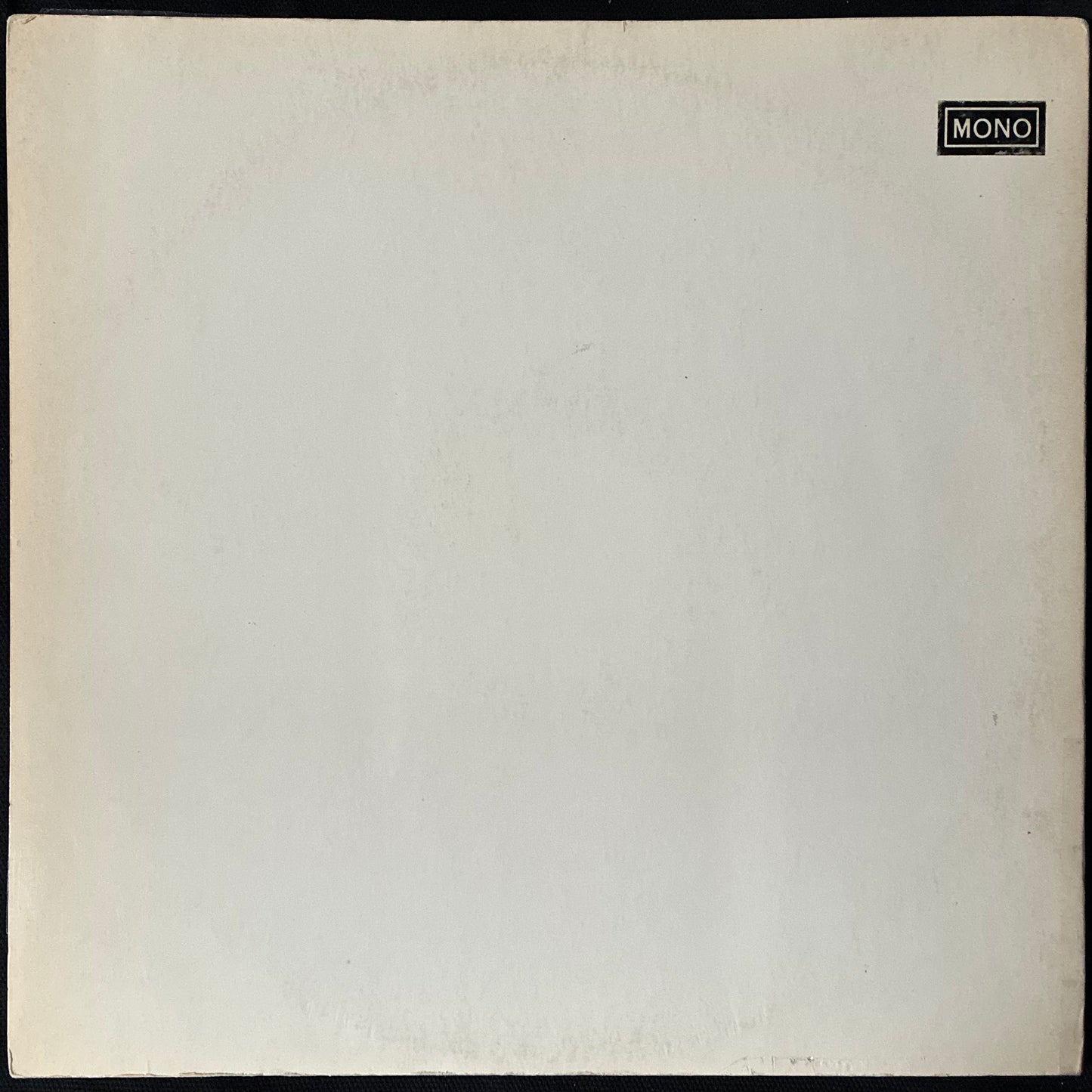 BEATLES - THE BEATLES (WHITE ALBUM) (MONO) (FIRST PRESSING) (USED VINYL 1968 AUS VG+/EX-)