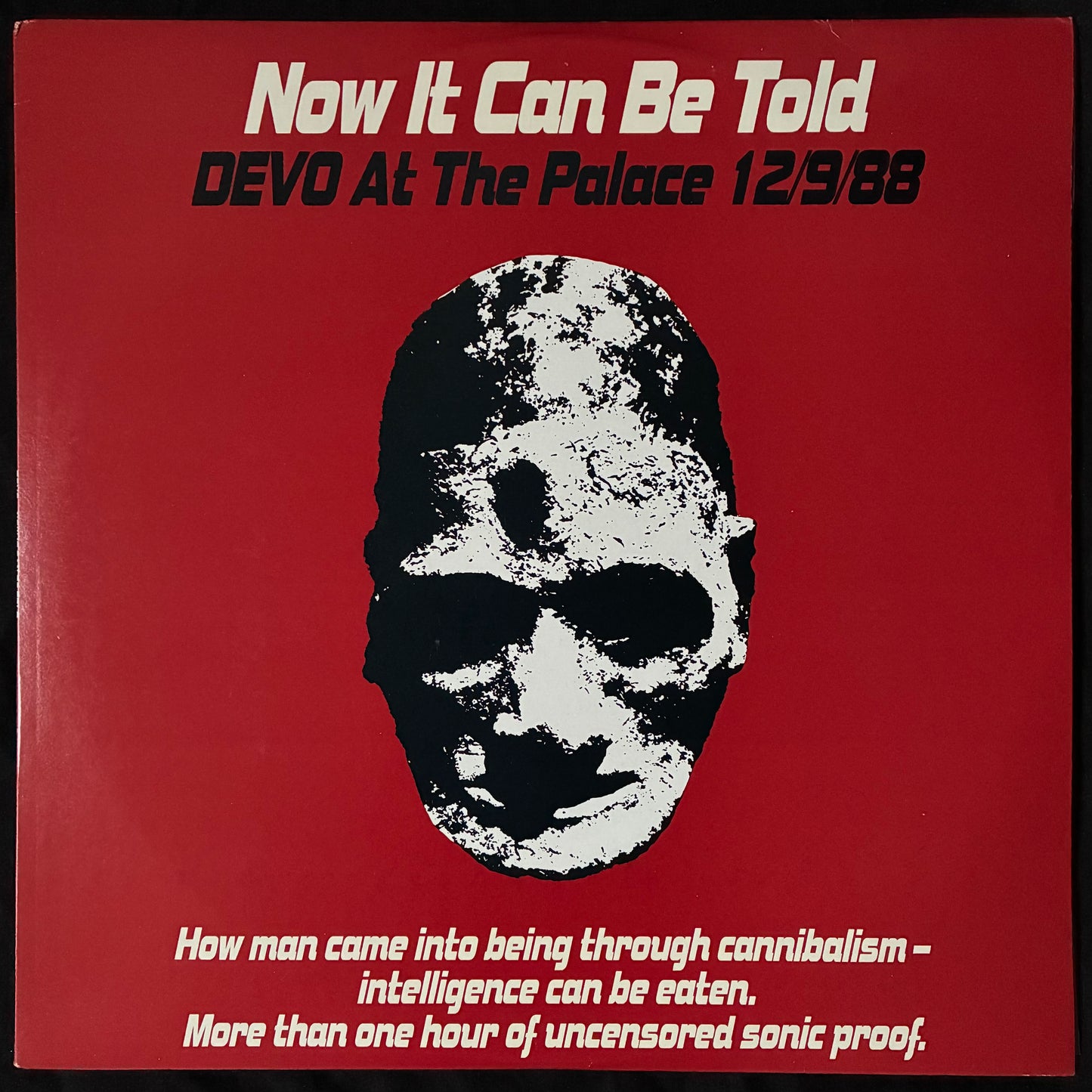 DEVO - NOW IT CAN BE TOLD : DEVO AT THE PALACE HOTEL 12/9/88 (2LP) (USED VINYL 1989 AUS M-/M-)