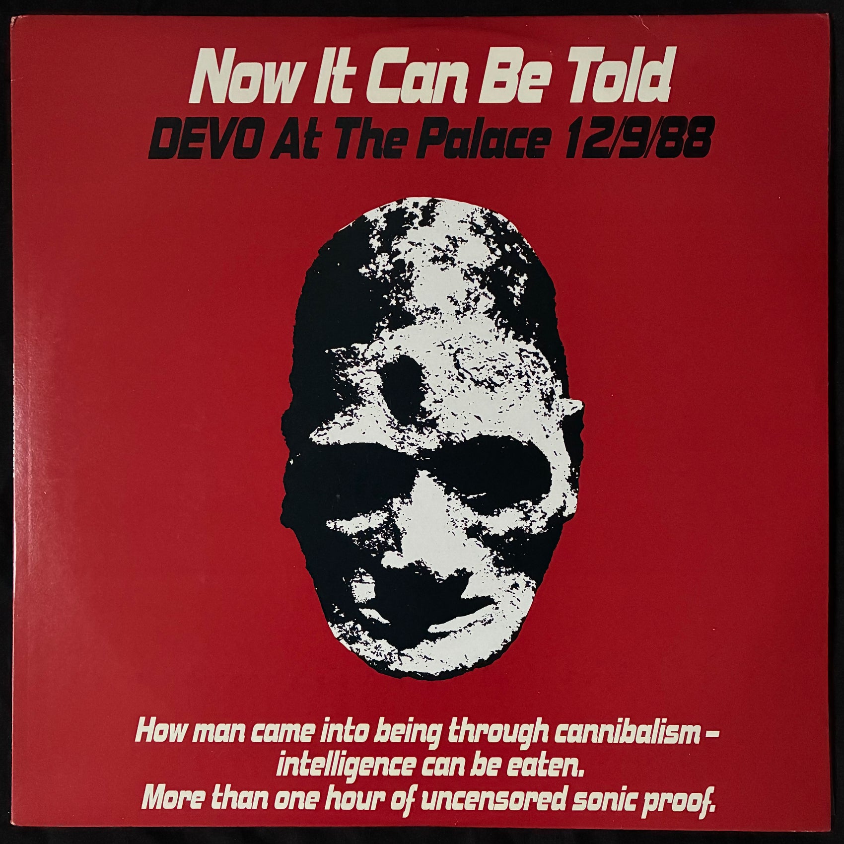 DEVO - NOW IT CAN BE TOLD : DEVO AT THE PALACE HOTEL 12/9/88 (2LP) (USED VINYL 1989 AUS M-/M-)
