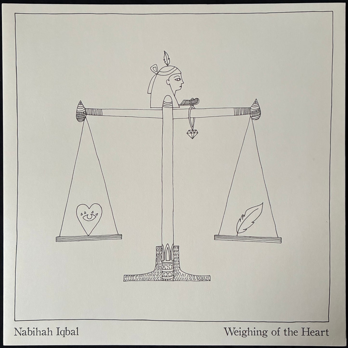 NABIHAH IQBAL - WEIGHING OF THE HEART (USED VINYL 2017 UK M-/M-)