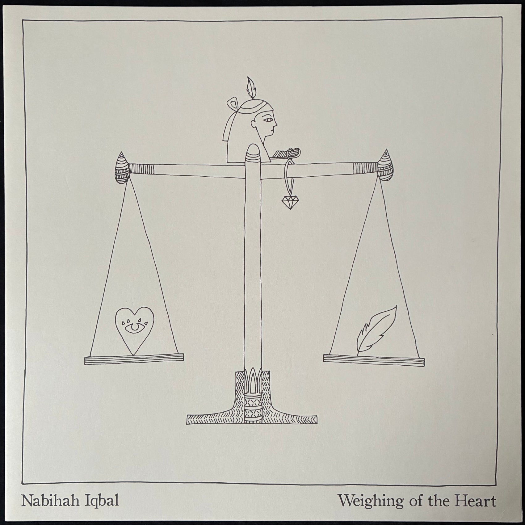 NABIHAH IQBAL - WEIGHING OF THE HEART (USED VINYL 2017 UK M-/M-)