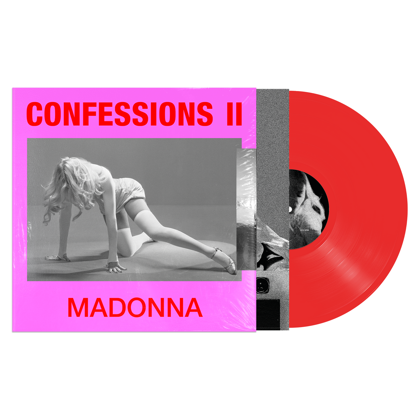 MADONNA - CONFESSIONS II (RED COLOURED) VINYL