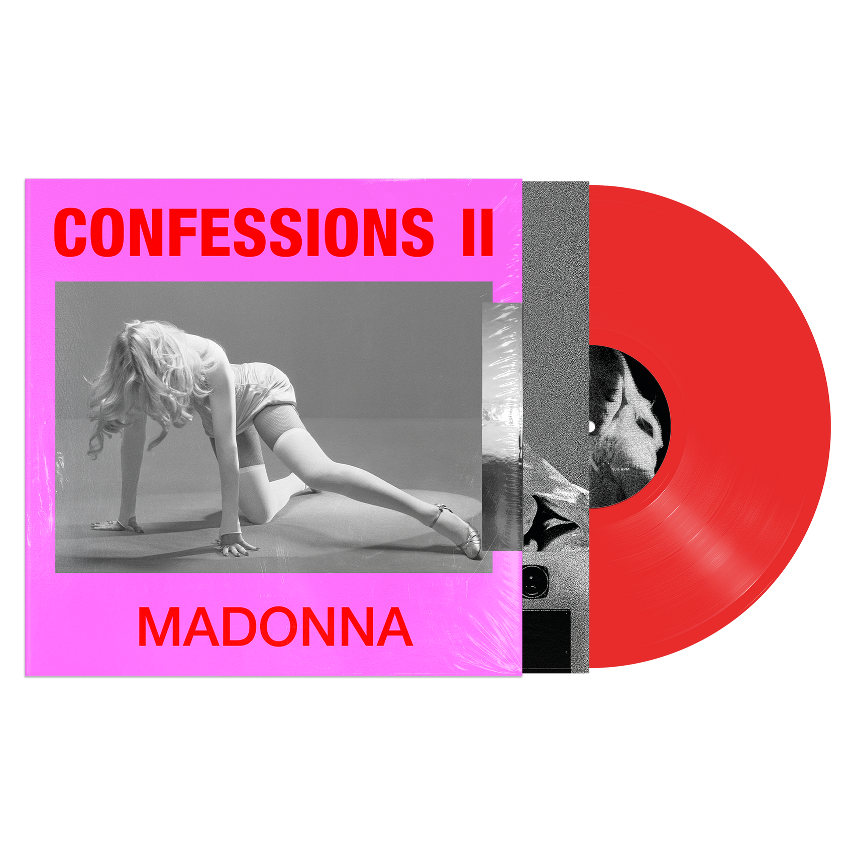 MADONNA - CONFESSIONS II (RED COLOURED) VINYL