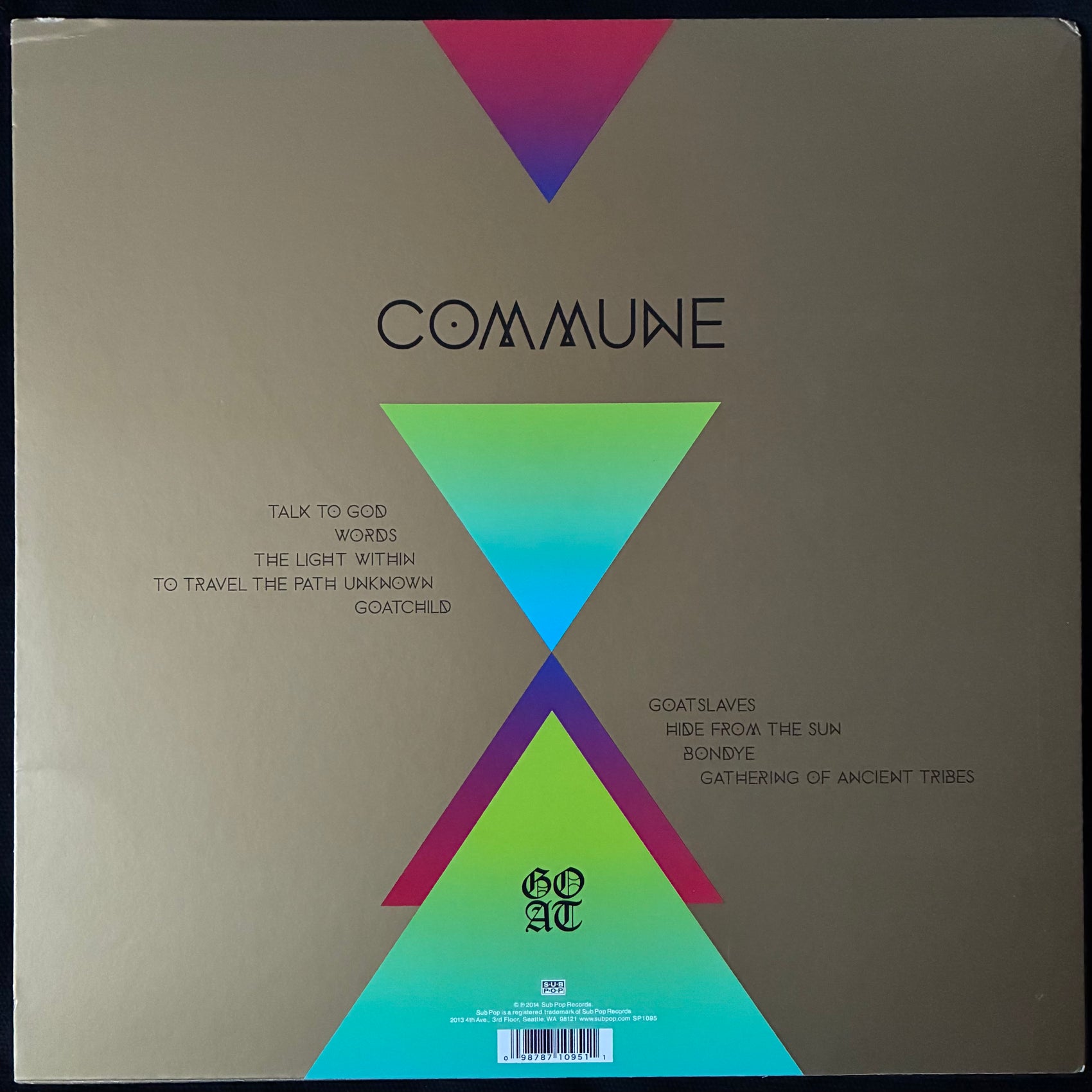 GOAT - COMMUNE (USED VINYL 2014 US EX+/EX)