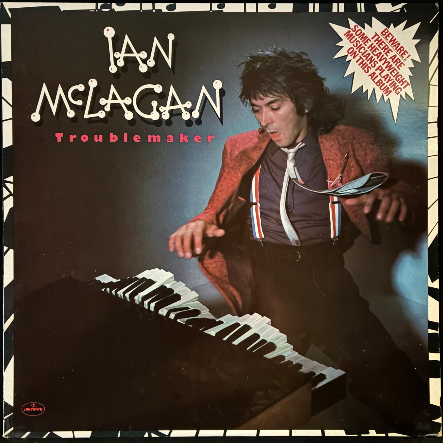 IAN MCLAGAN - TROUBLEMAKER (USED VINYL 1980 UK M-/M-)