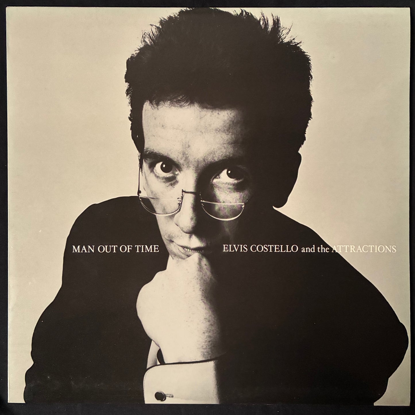 ELVIS COSTELLO AND THE ATTRACTIONS - MAN OUT OF TIME (12") (USED VINYL 1982 UK M-/EX+)