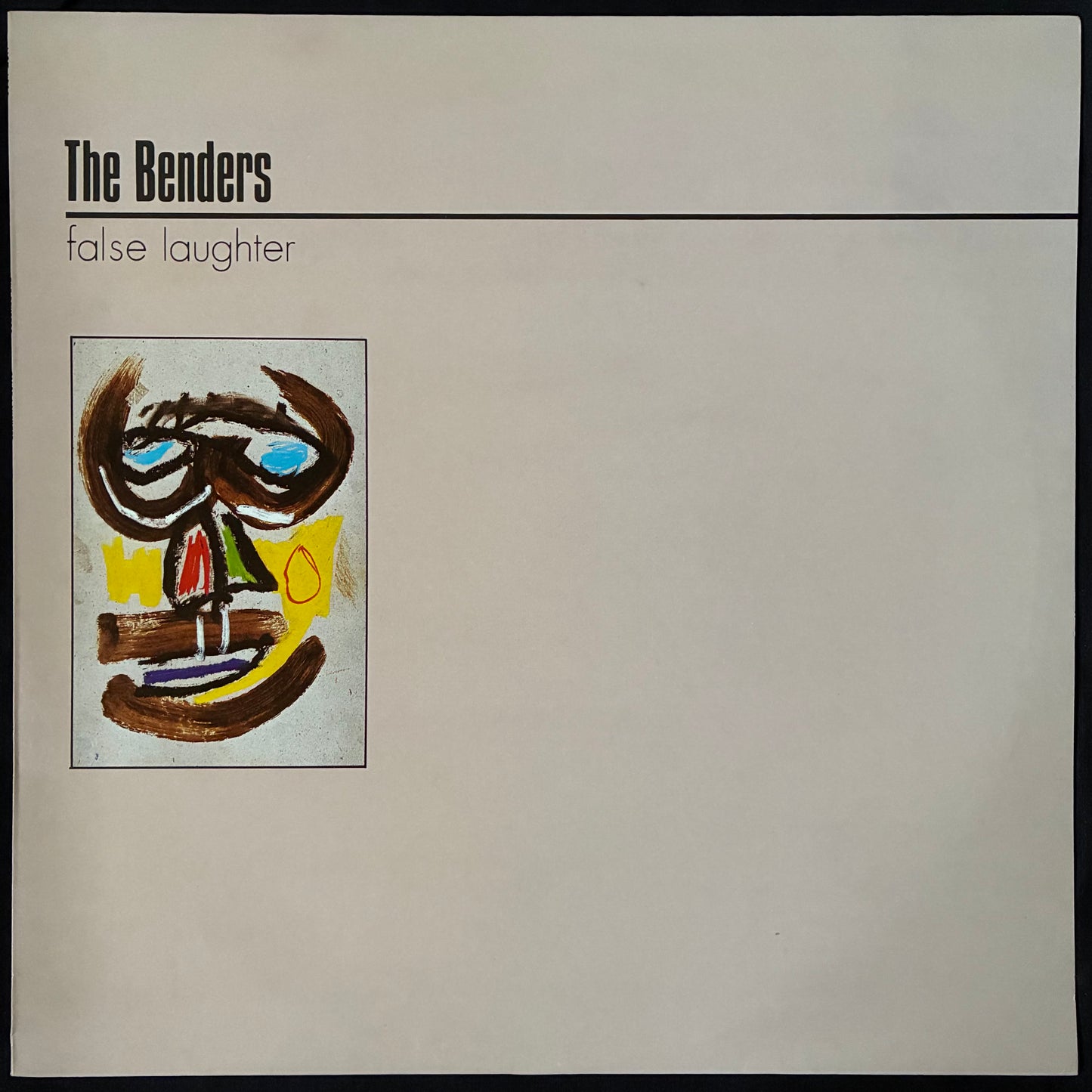 BENDERS - FALSE LAUGHTER (USED VINYL 1984 AUS M-/M-)