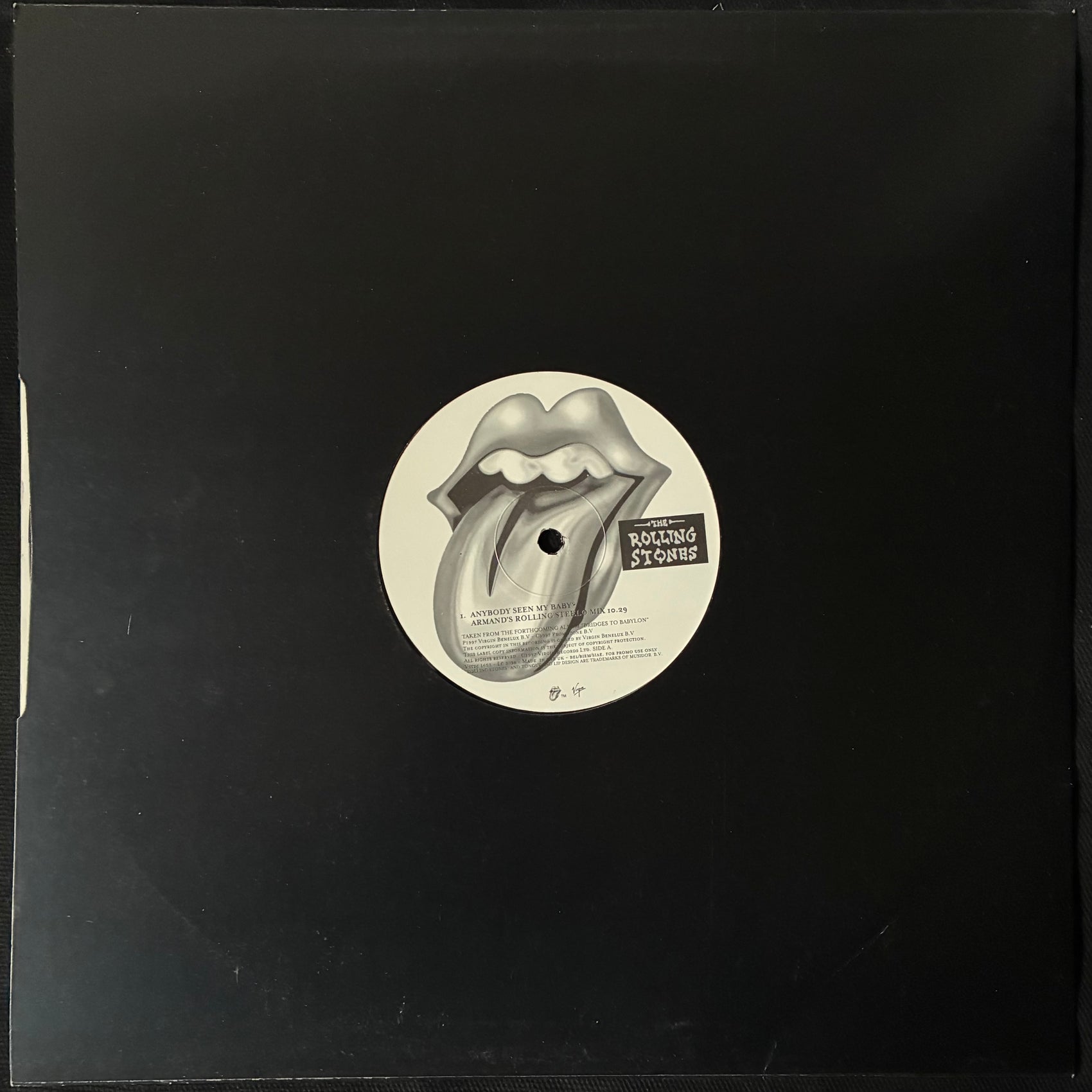 ROLLING STONES - ANYBODY SEEN MY BABY (12") (PROMO) (USED VINYL 1997 UK M-)