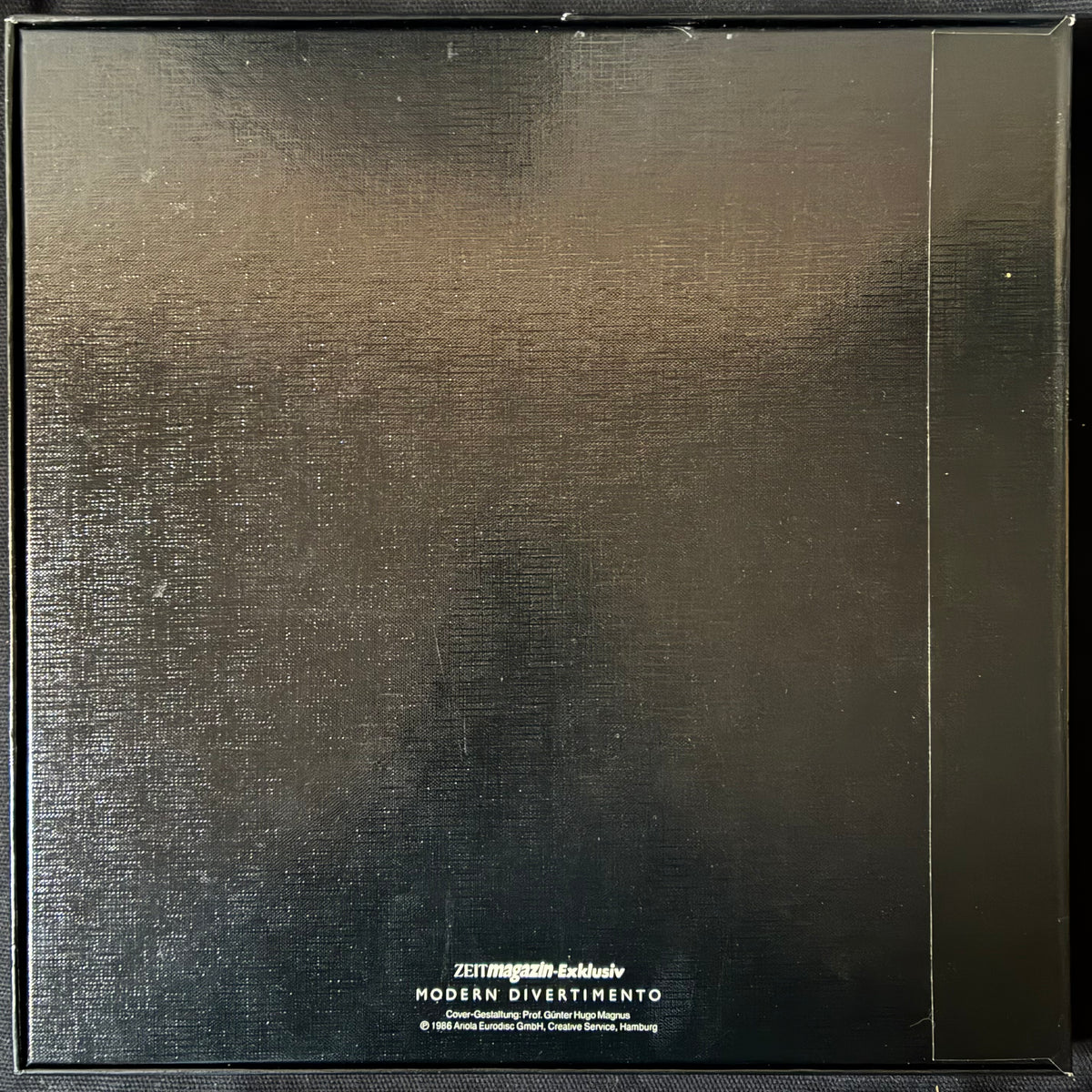 VARIOUS ARTISTS - MODERN DIVERTIMENTO 4 : CLASSIC TOMORROW (5LP BOX SET) (USED VINYL 1986 GERMANY M-/EX+)