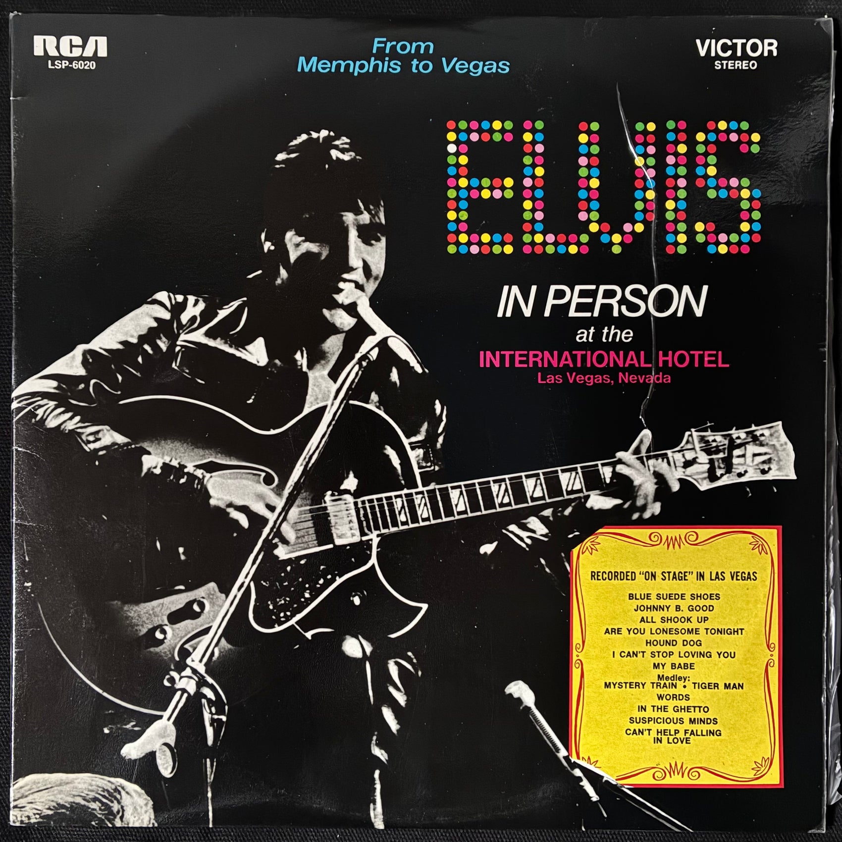 ELVIS PRESLEY - FROM MEMPHIS TO VEGAS (2LP) (USED VINYL 1972 AUS M-/EX)