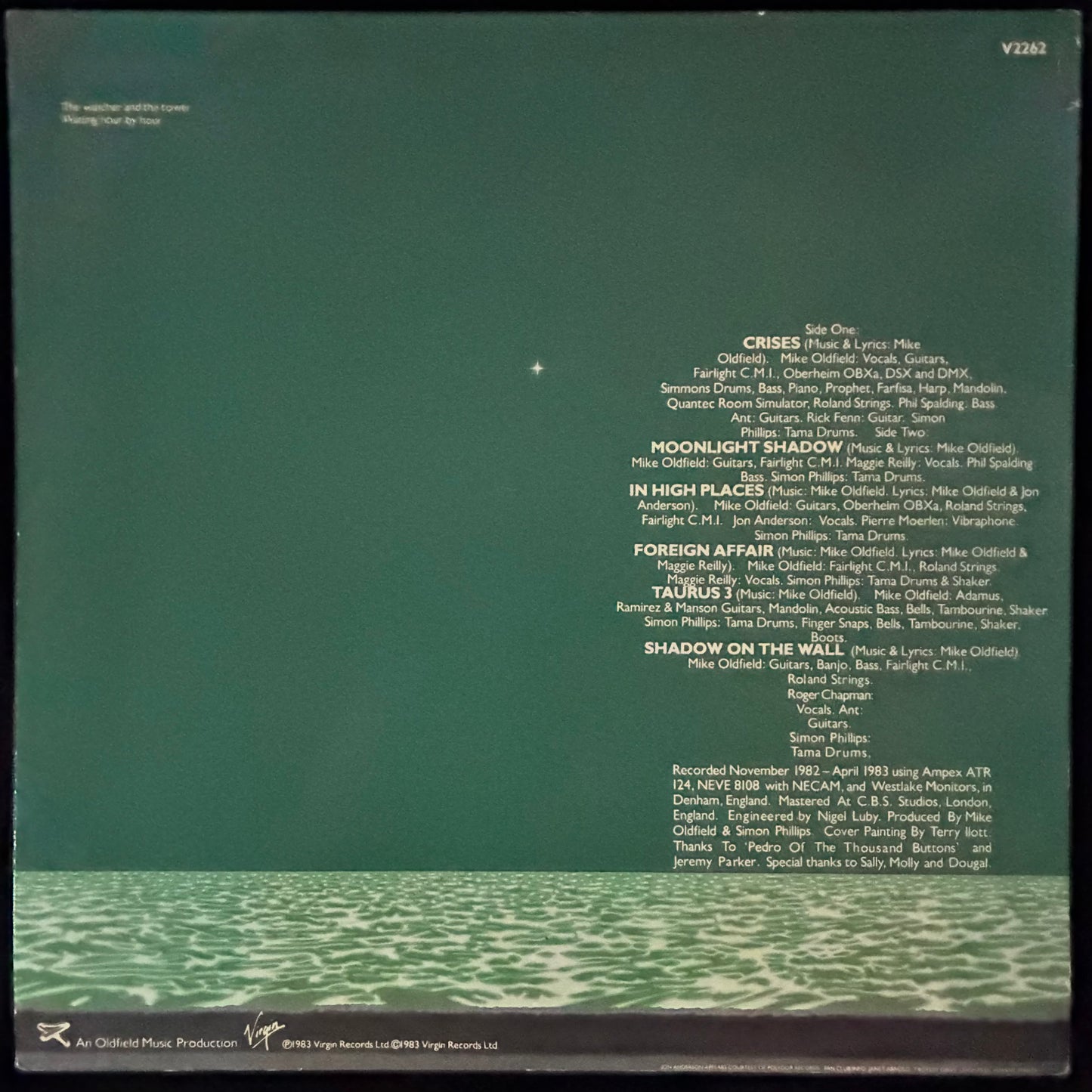MIKE OLDFIELD - CRISES (USED VINYL 1983 UK M-/EX+)