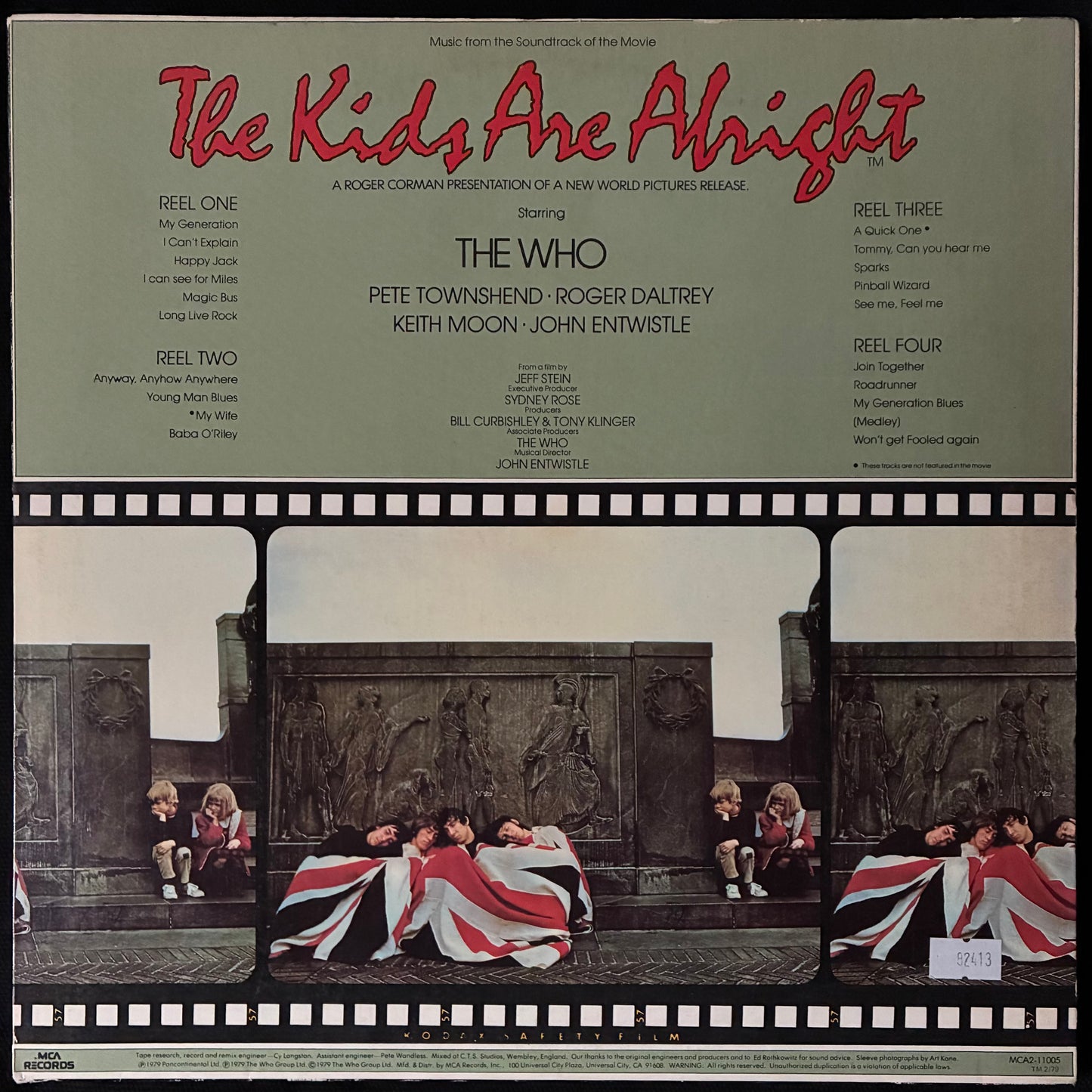 WHO - THE KIDS ARE ALRIGHT (2LP) (USED VINYL 1979 US M-/EX+)