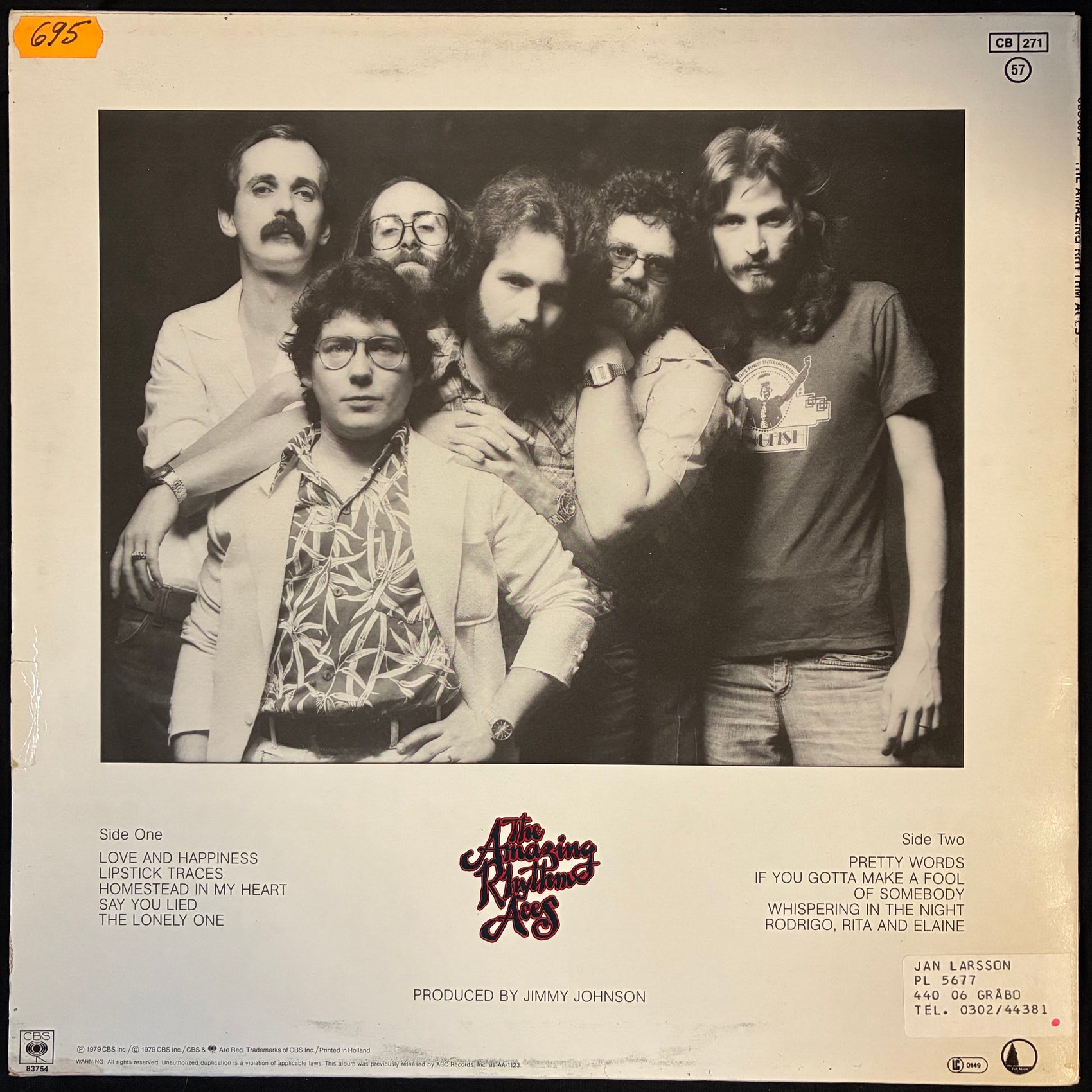 AMAZING RHYTHM ACES - THE AMAZING RHYTHM ACES (USED VINYL 1979 HOLLAND M-/EX+)