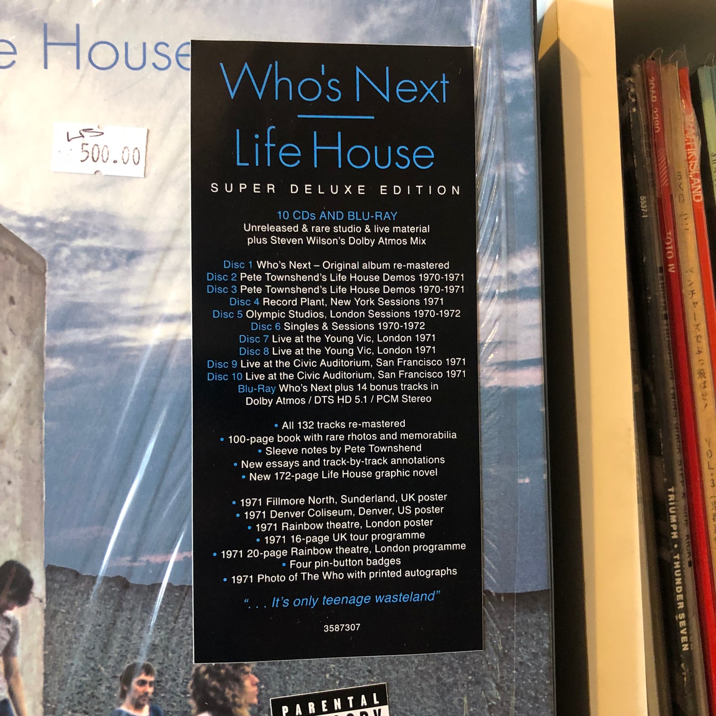 THE WHO - WHO'S NEXT | LIFE HOUSE (SUPER DELUXE EDITION 10 CD + BLU RAY) BOX SET CD