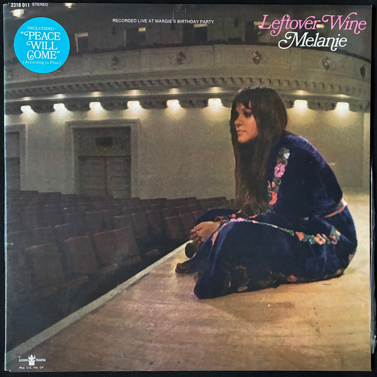 MELANIE - LEFTOVER WINE (USED VINYL 1970 AUS EX+/EX+)