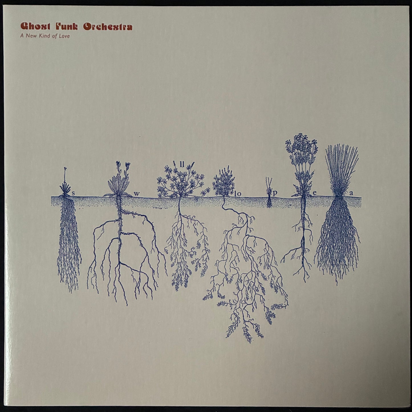 GHOST FUNK ORCHESTRA - A NEW KIND OF LOVE (RED COLOURED) (USED VINYL 2022 US M-/M-)