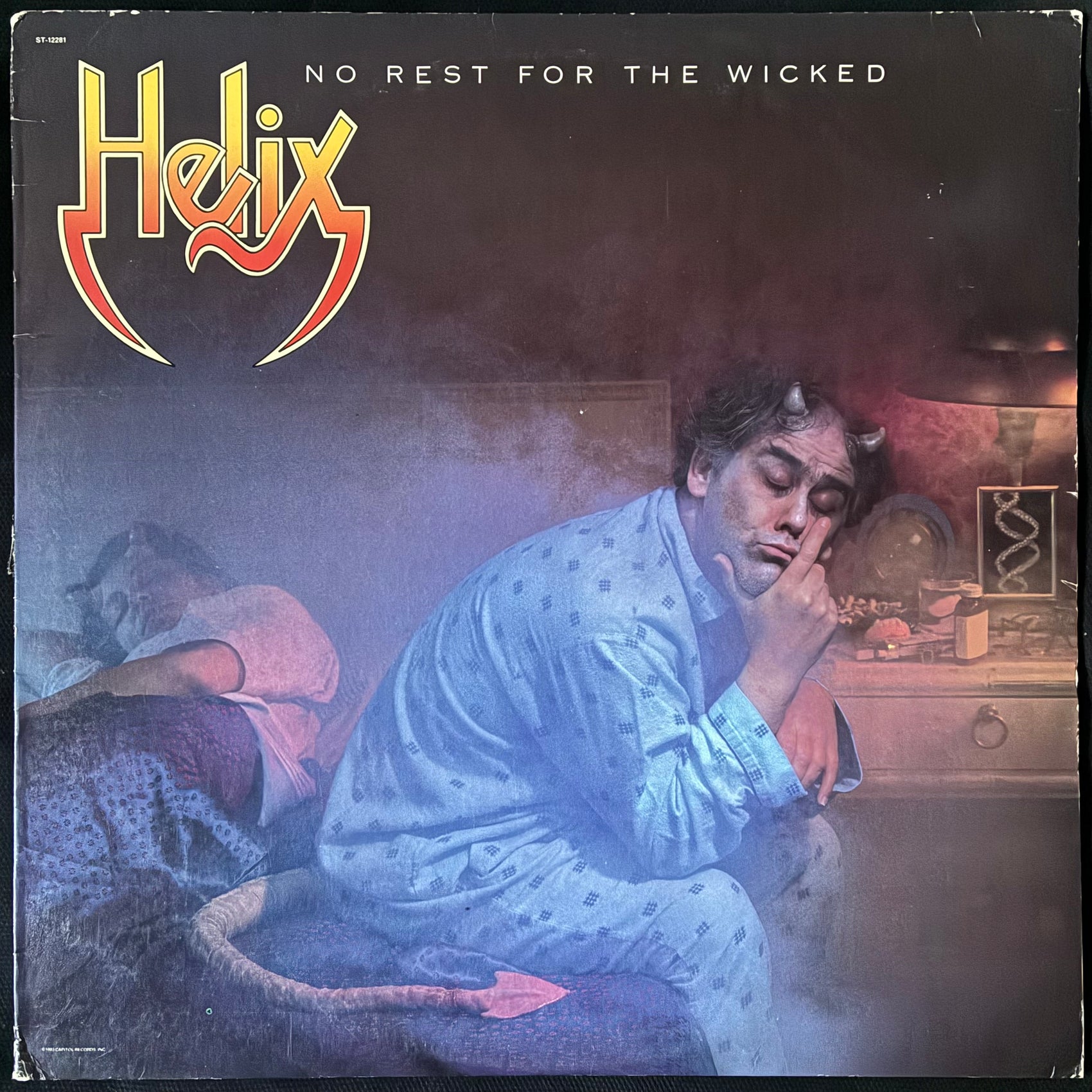 HELIX - NO REST FOR THE WICKED (USED VINYL 1983 US M-/EX-)