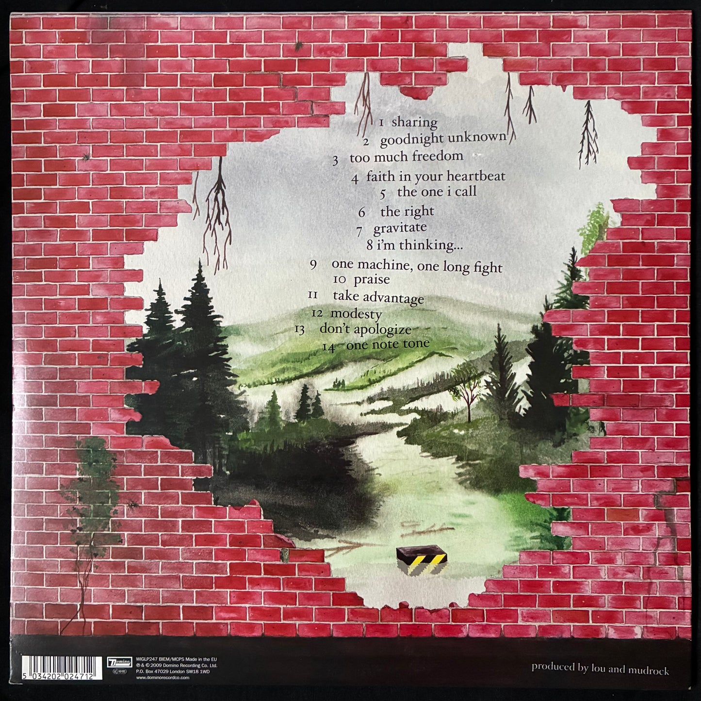 LOU BARLOW - GOODNIGHT UNKNOWN (USED VINYL 2009 UK M-/M-)