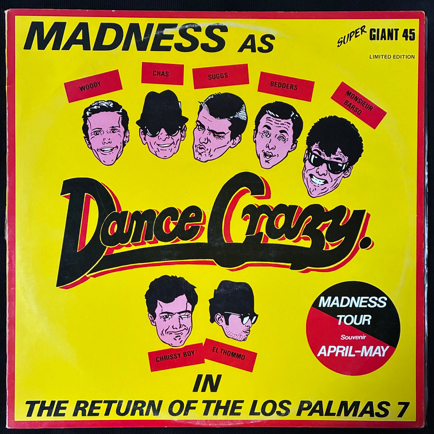 MADNESS - DANCE CRAZY (12") (USED VINYL 1981 AUS M-/EX-)