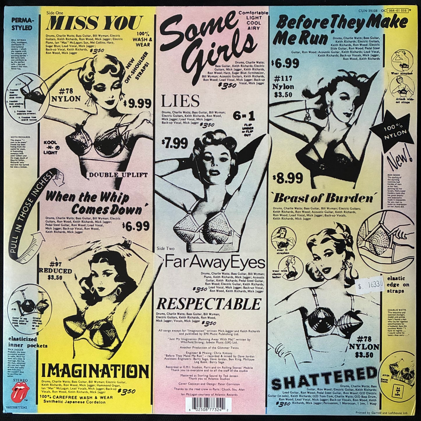 ROLLING STONES - SOME GIRLS (USED VINYL 2018 EU M-/M-)