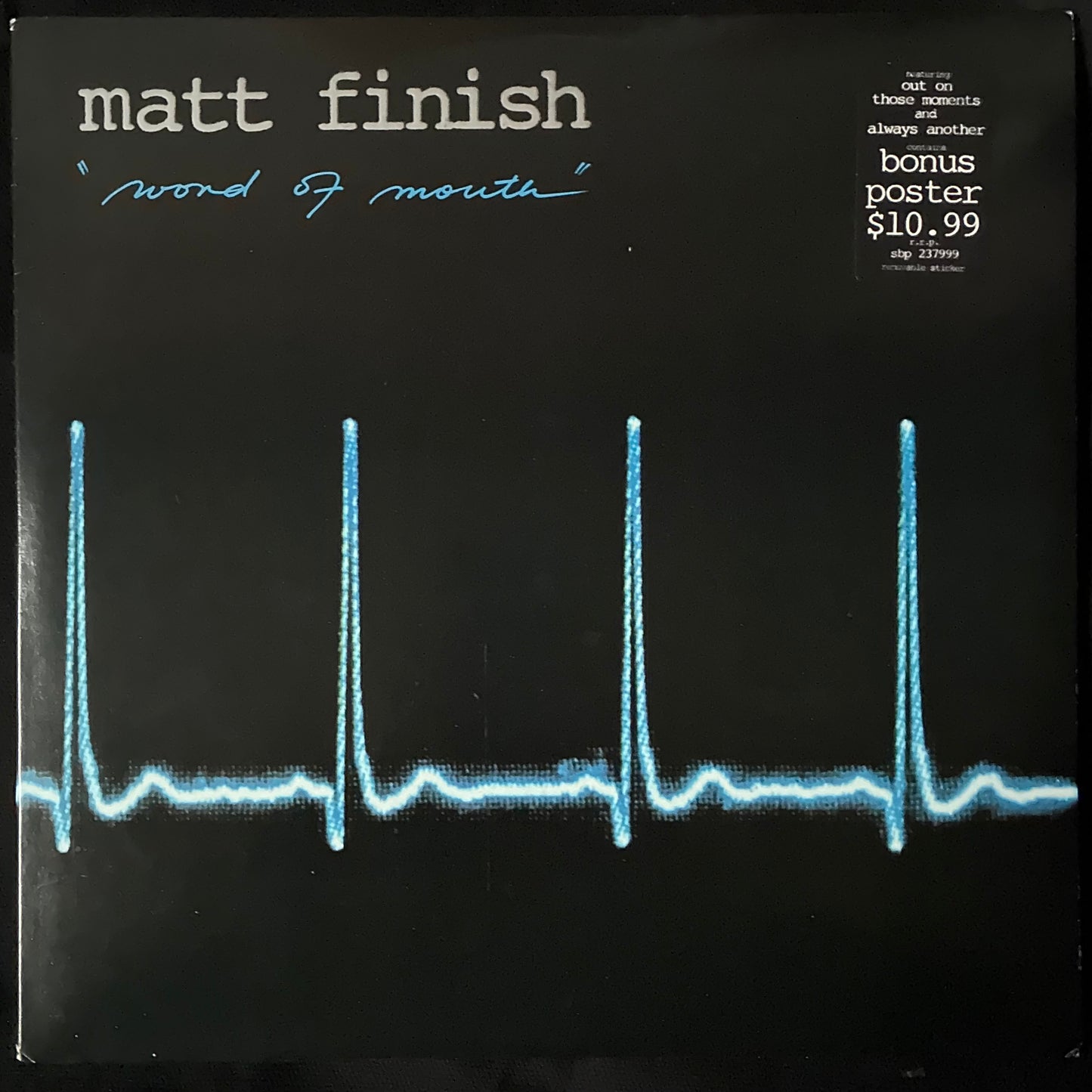 MATT FINISH - WORD OF MOUTH (USED VINYL 1984 AUS M-/M-)