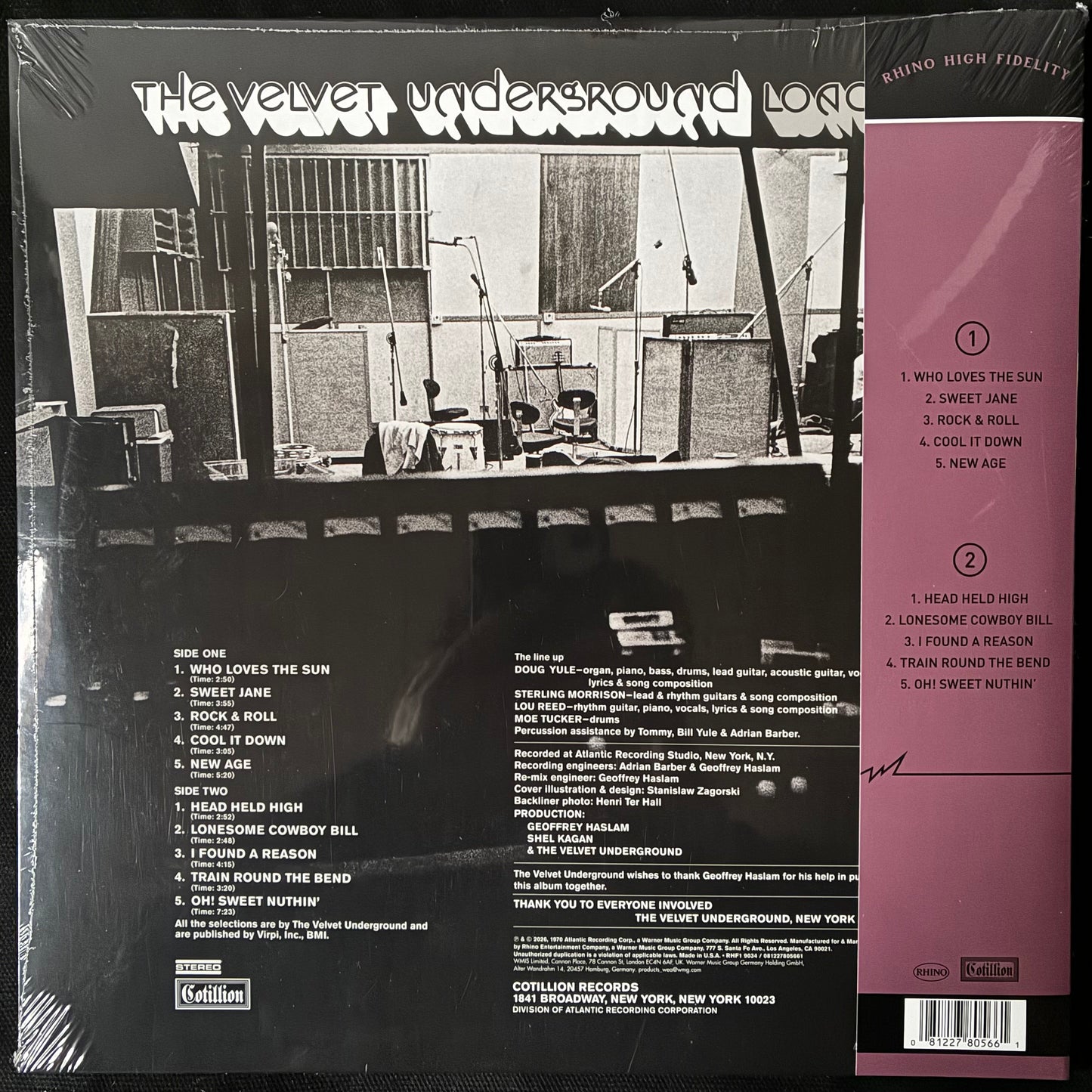 VELVET UNDERGROUND - LOADED (180GM) (RHINO HIGH FIDELITY) VINYL